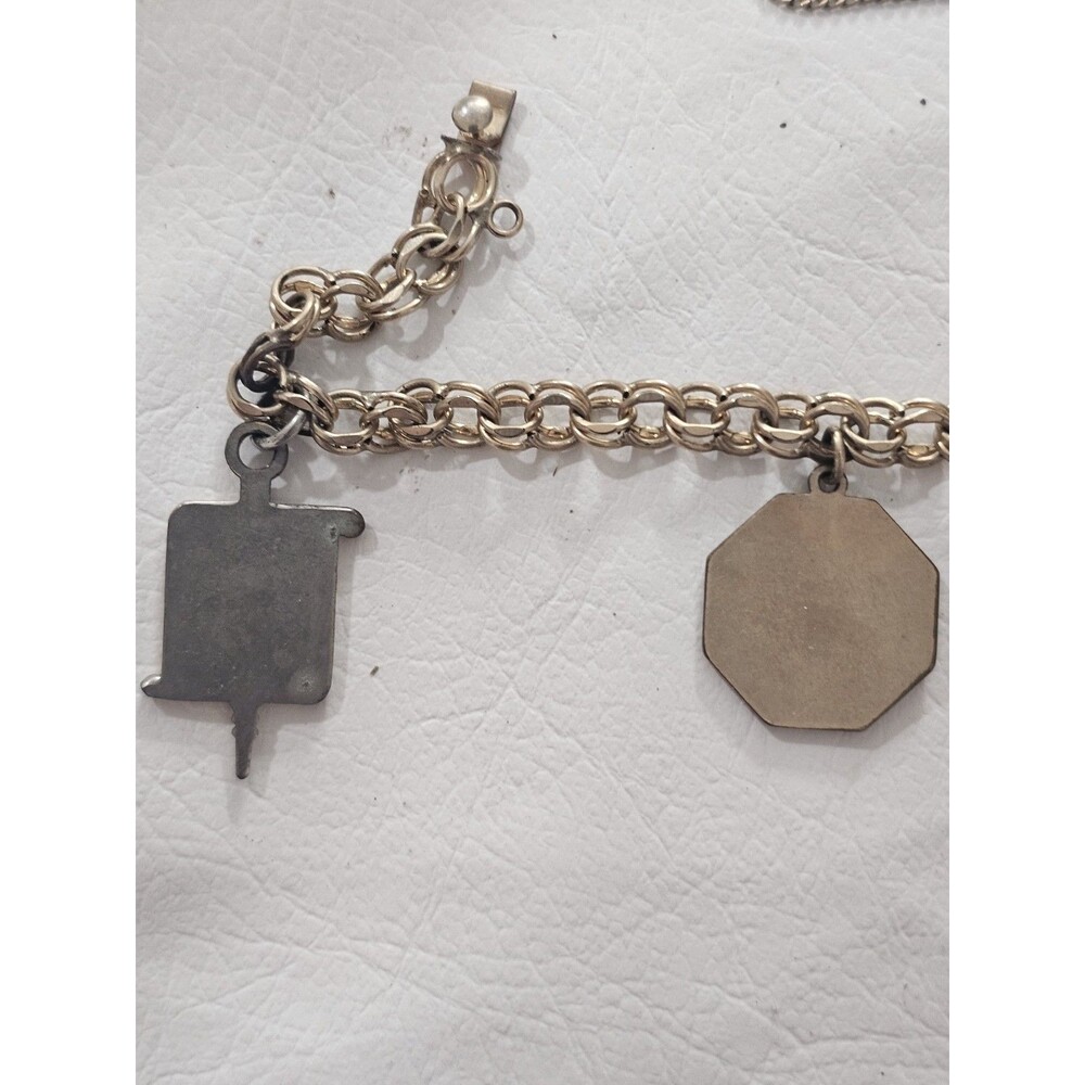 RYTHEM 12K Gold Filled Charm Bracelet Birthday Dangle Charms 7in Slide Closure - Picture 11 of 16